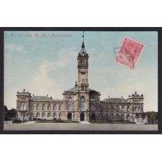LA PLATA MUNICIPALIDAD ANTIGUA TARJETA POSTAL